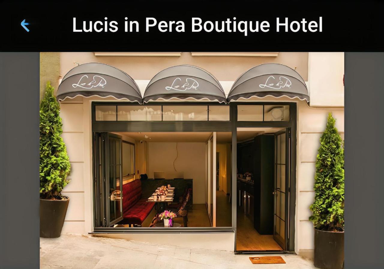 Lucis In Pera Boutique Hotel อิสตันบูล ภายนอก รูปภาพ